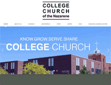 Tablet Screenshot of nampacollegechurch.com